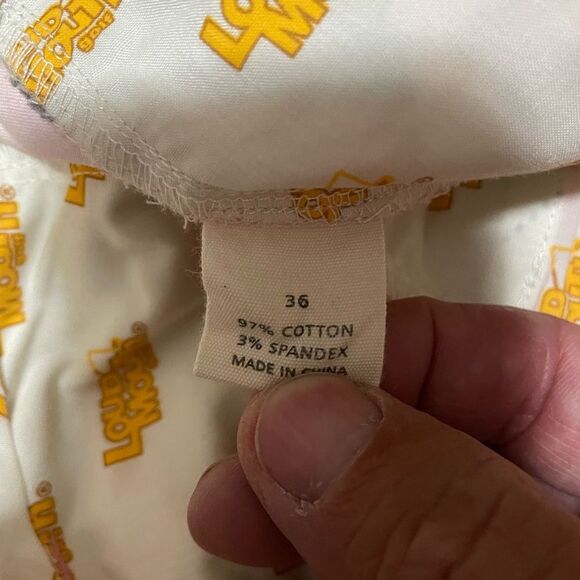 Loudmouth Golf Shorts Men’s Size 36 Pink Black White Argyle Diamond - Picture 5 of 7